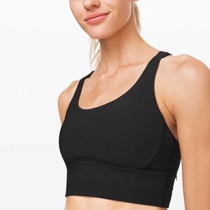 Lululemon Energy Bra Long Line Ribbed Texture